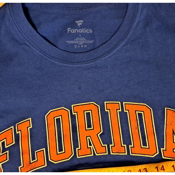 Fanatics Men's Blue University Of Florida Gators Long Sleeved T Shirt Size Large - Picture 4 of 6